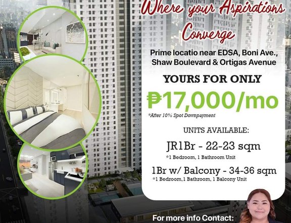 Promo Alert! Rent to Own Jr. 1 Bedroom in Mandaluyong near BGC