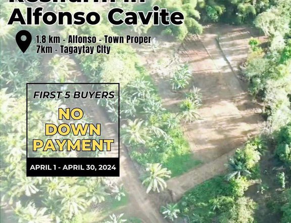 Residential Farm in ALFONSO CAVITE - NO DP REQUIRED