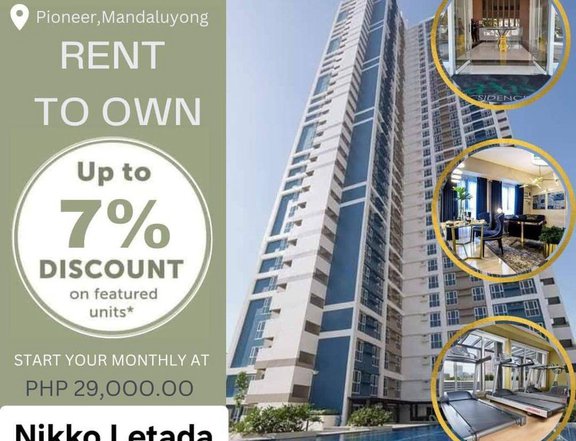 Rent to Own in Pioneer Mandaluyong