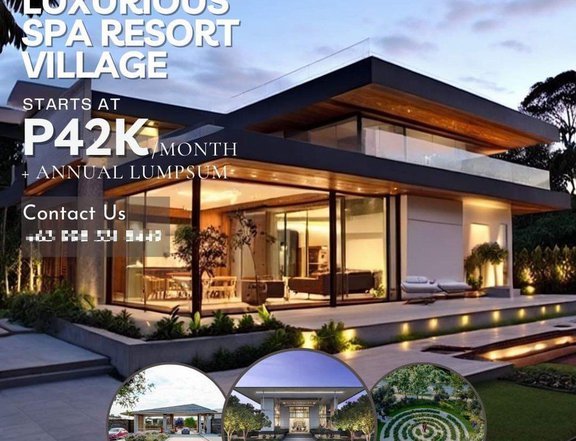 Luxury Spa Resort Village for only 42,000 per month