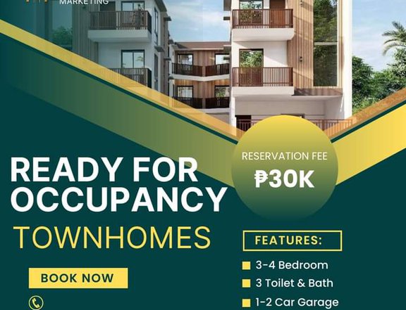 3-bedroom Townhouse For Sale in Fairview Quezon City / QC Metro Manila