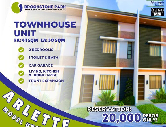 BROOKSTONE PARK; 2-bedroom Townhouse For Sale in Trece Martires