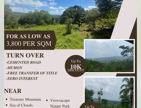 Promo! Promo! No down payment and reservation for as low 3800 per sqm may property kana