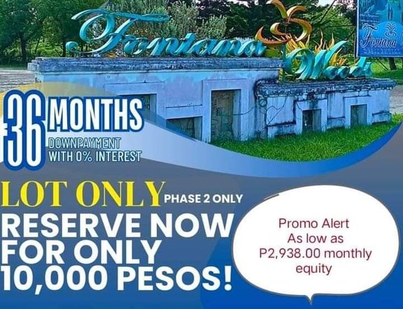 For sale Lot Only in Hinigaran @ Fontana Woods Subdivision