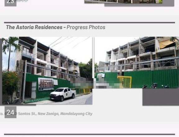 ASTORIA RESIDENCE in Mandaluyong City Zen Inspired Modern  Design Townhouse  3 Storeys with Roof