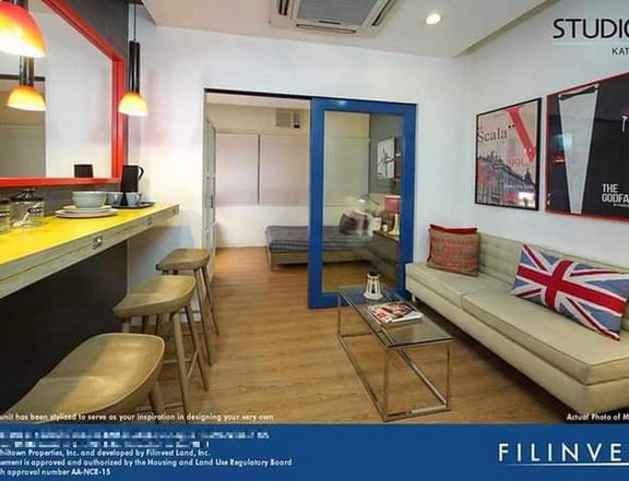 Rent-to-Own condominium in Studio A Katipunan Quezon City