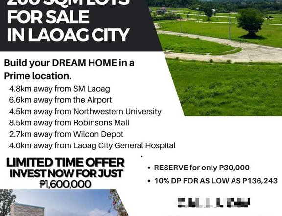 200 sqm Residential Lot For Sale in Laoag Ilocos Norte