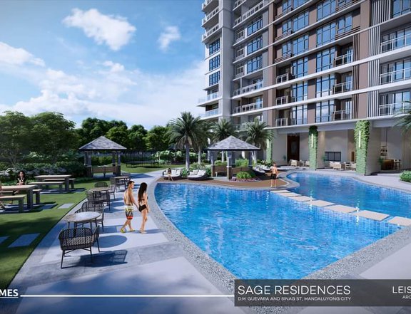 Pre-selling 55.00sqm 2 Bedroom Condo for sale in Mandaluyong Sage Residences