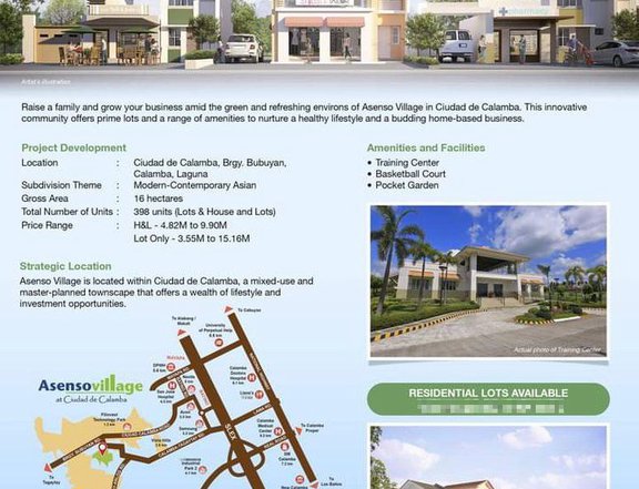 Commercial lot for sale in Calamba Laguna