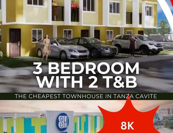 3bedroom townhouse pre selling at biga Tanza