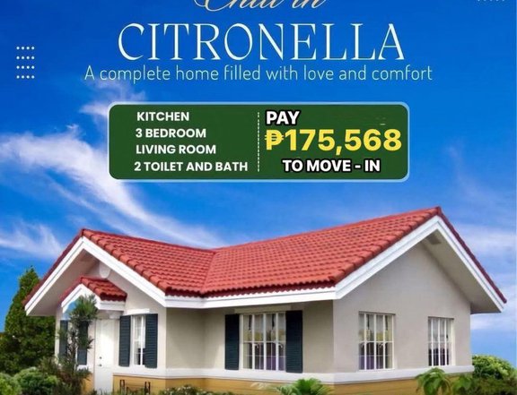 ready for occupnacy unit 3bedroom 2toilet installment P708,300 discount!!!