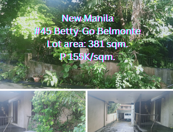 NEW MANILA Betty-Go Belmote 381sqm. Lot For Sale