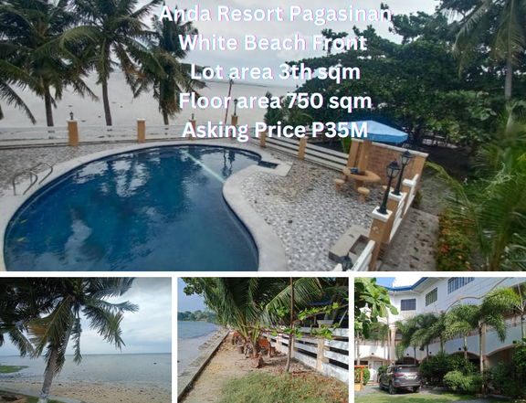 Anda White Beach Front Resort Pangasinan For Sale