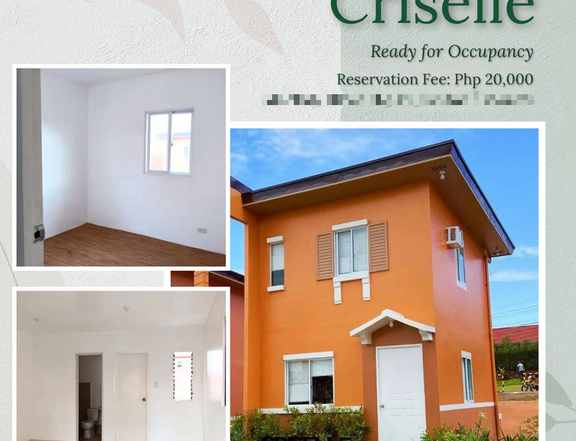 2-bedroom Single Attached Ready for Occupancy House For Sale in Pili Camarines Sur