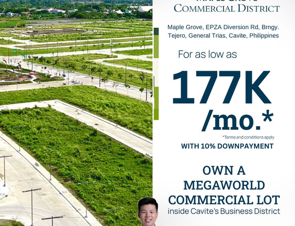 Commercial Lot for Sale 439sqm By Megaworld in General Trias, Cavite