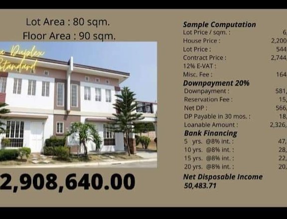Pre selling House and Lot