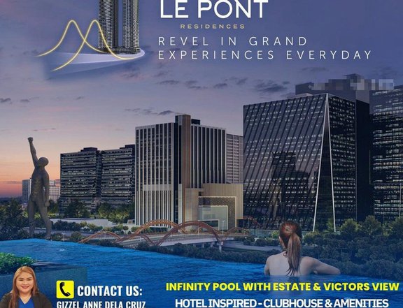 High-End 2bedroom Condo and Parking Slot for sale in Bridgetowne Pasig at the Le Pont Residences