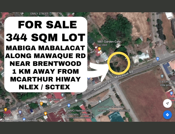 344 Sqm Commercial Lot For Sale Mabiga Mabalacat Along Mawaque Road