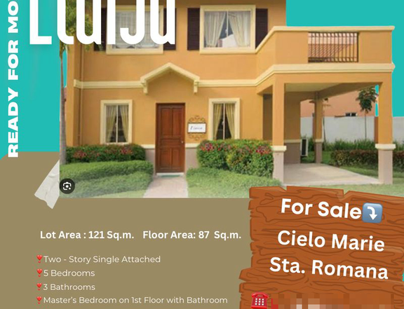 RFO 5-bedroom Single Attached House For Sale in Cabanatuan