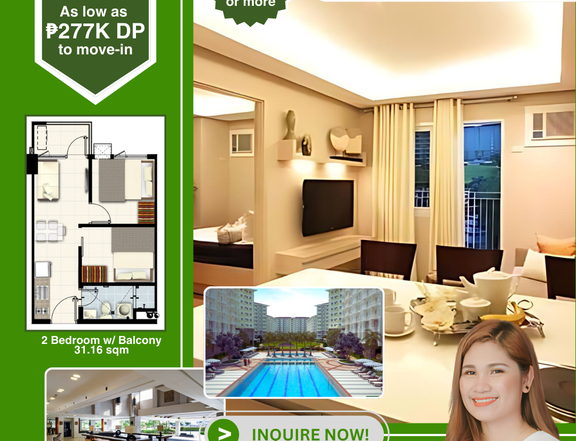 Ready for Occupancy RFO Rent to Own Condo in Paranaque SMDC Field Residences near NAIA Airport