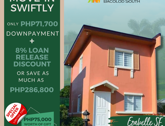 2-bedroom Ezabelle Single Detached House For Sale in Bacolod