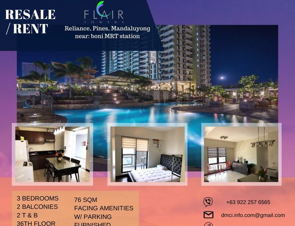 RESALE FLAIR TOWERS IN MANDALUYONG