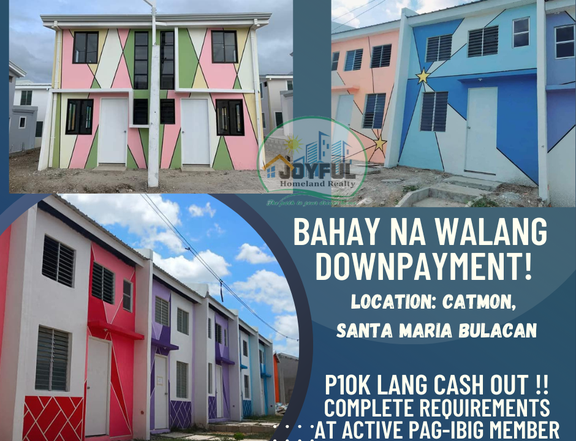 Bahay na walang downpayment or equity sa Catmon Santa Maria