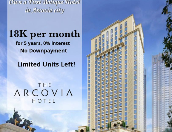 Arcovia Hotel, Limited Smallest Unit, Worry Free Investment