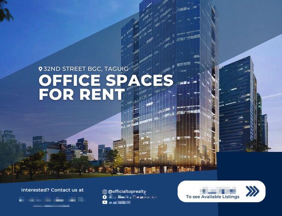 Office Spaces for Rent in BGC, Fort Bonifacio, Taguig City at Park Triangle Corporate Plaza.