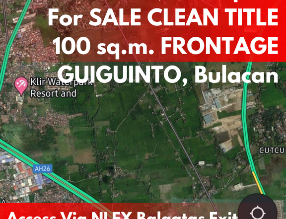 5.8 hectares Raw Land For Sale in Guiguinto Bulacan near NLEX Balagtas