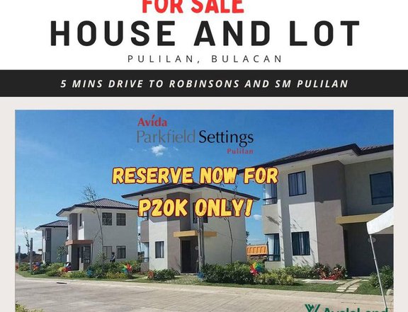 House & Lot For Sale near SM Baliwag Avida Parkfield Settings Pulilan