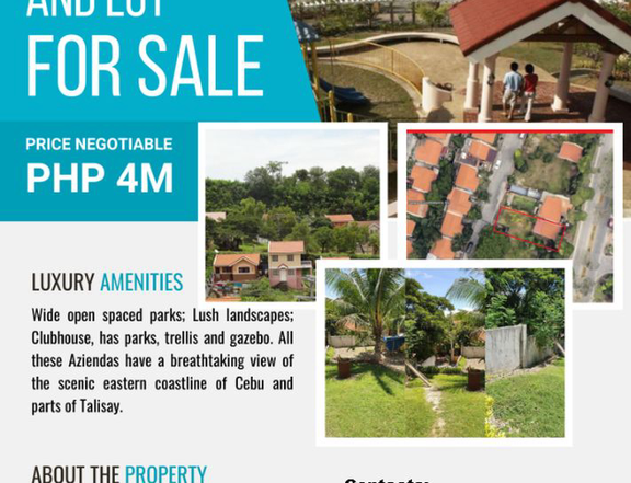 House and lot for sale with a clean title, complete tax declaration up to 2024.