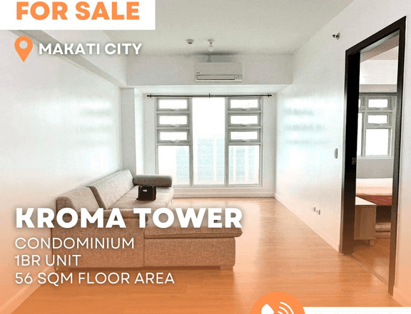 Kroma Tower - 56 SQM 1BR Unit For Sale in Makati City