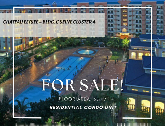 25.17 sqm 1-bedroom Condo For Sale in Paranaque Metro Manila