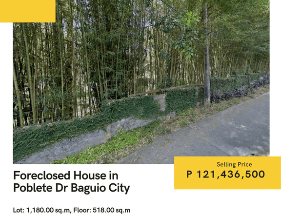 Foreclosed Big House near Baguio Country Club