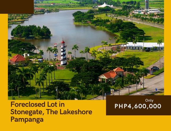 Foreclosed 356 sqm Residential Lot For Sale at The Lakeshore, Pampanga