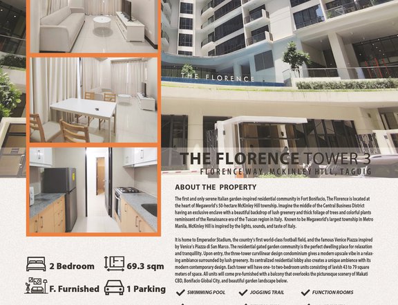 THE FLORENCE, Mckinley - 2BR - FOR LEASE