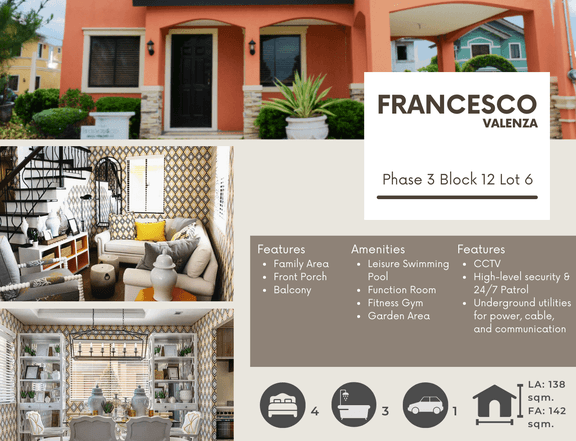 Valenza Francesco 4 Bedroom House For Sale in Santa Rosa Laguna