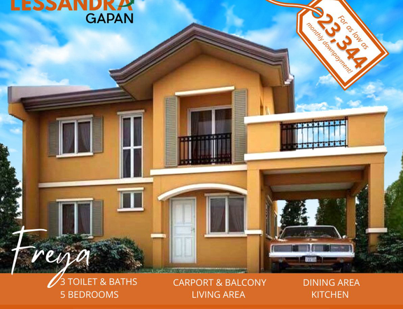 Affordable house and lot in Gapan City - 5 Bedrooms