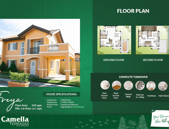 Grande House and Lot in Silang, Cavite (Freya)