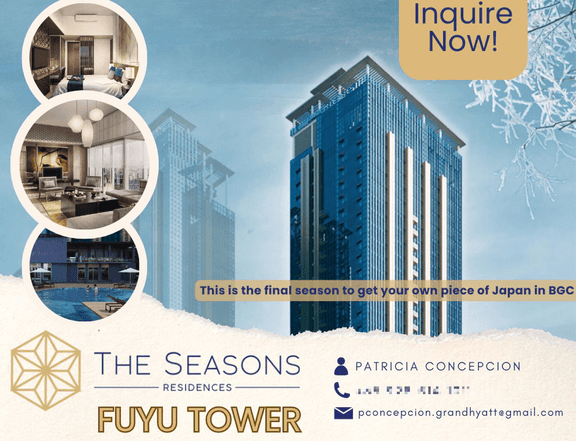 The Seasons Residences rises at the heart of Grand Central Park, BGC