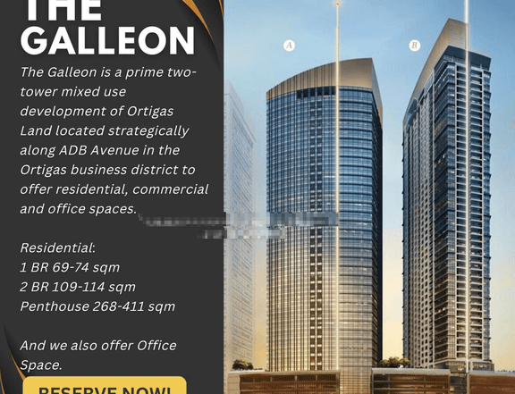 Galleon Office | Pre Selling Office tower | ADB Ave. Ortigas CBD