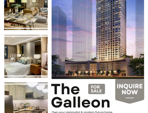 Residences At The Galleon 114sqm 2-BR Condo For Sale in Ortigas Pasig