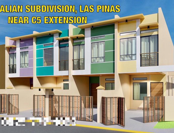 CORNER LOT 3-BEDROOM TOWNHOUSE FOR SALE IN LAS PINAS NEAR C5 EXTENSION