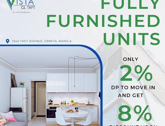 FULLY FURNISHED UNIT! VISTA GL TAFT!