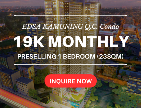 Preselling 23sqm 1 bedroom SMDC GLAM EDSA Quezon City / QC