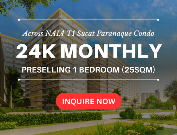 1-bedroom SMDC Gold Residences Preselling in Paranaque across NAIA T1
