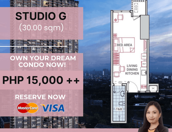 DMCI The Erin Heights Studio unit Condo in Quezon city