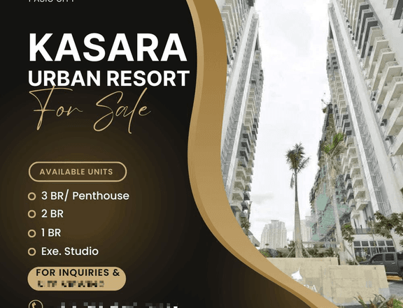 5% to Move in Kasara Urban Resort Near Sm Pasig and Tiendisitas