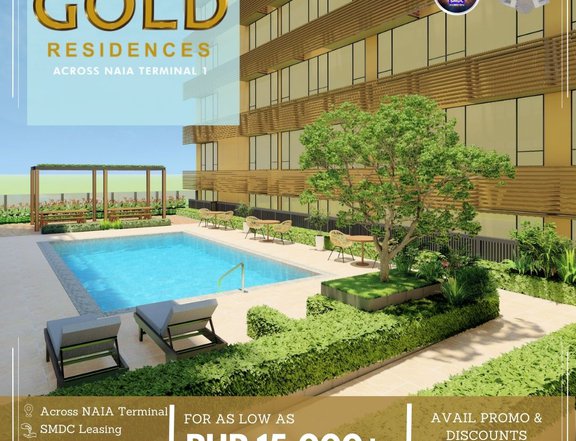 For Sale in NAIA Terminal, Gold Residences, Rent-to-own in Para